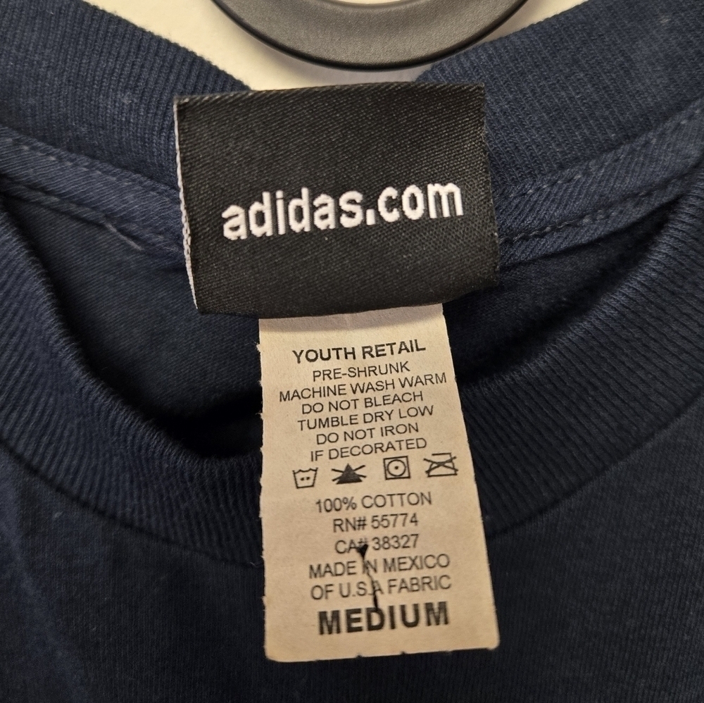 Adidas MLB TB Rays Youth T-shirt Navy Blue M - Picture 4 of 5